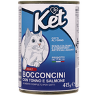 Ket Adult All breeds Bocconcini Tonno e Salmone 415 gr