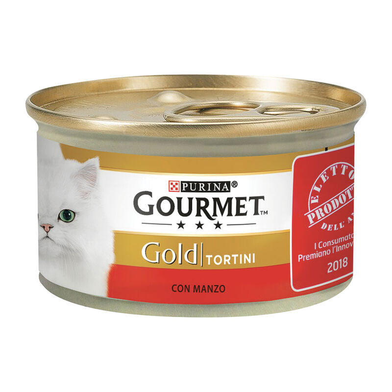 Gourmet Gold Tortini Cat Adult con Manzo 85 gr