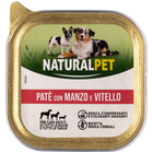 Naturalpet Dog Adulto Paté con Manzo e Vitello 150 gr