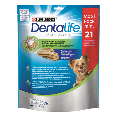 Dentalife Snack per cani  di taglia Mini Multipack 21 pz - 207 gr