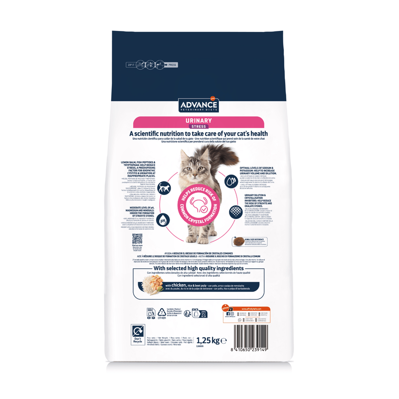 Advance Veterinary Diets Cat Urinary Stress 1,25kg