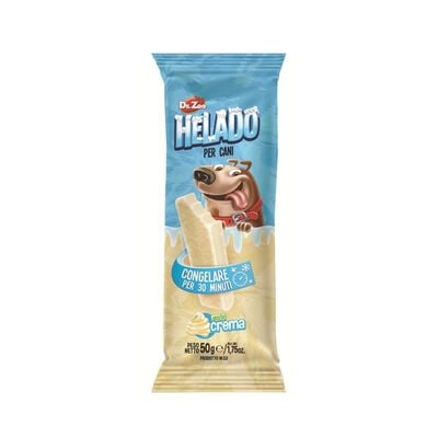 Dr Zoo Helado per cani gusto Crema 50 gr