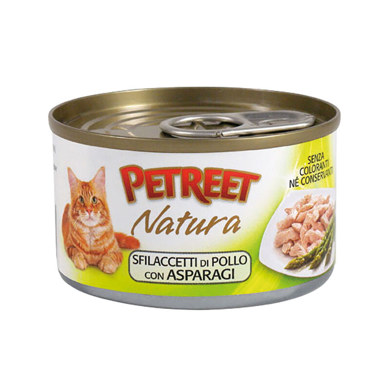 Petreet Cat sfilaccetti Pollo con asparagi 70 gr