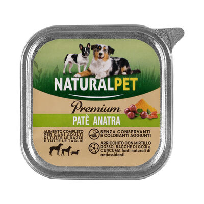 Naturalpet Premium Dog Adult All breeds Paté Anatra 150gr