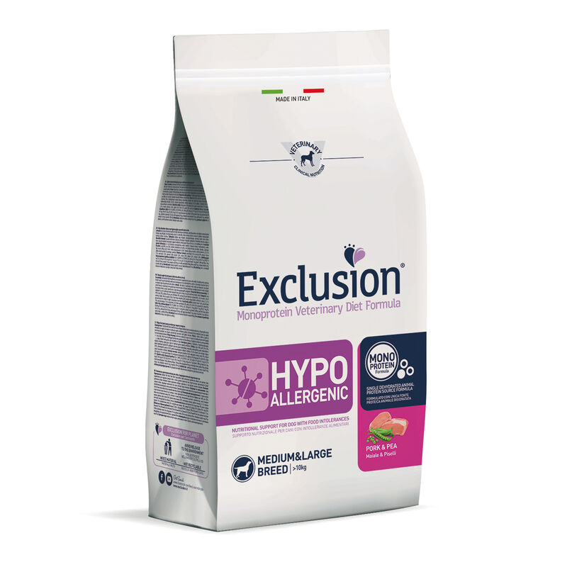 Exclusion Monoprotein Veterinary Diet Dog Medium Large Hypoallergenic Pork 2 Kg