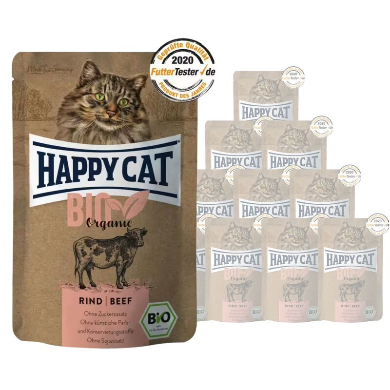 Happy Cat Bio con Manzo 85 gr