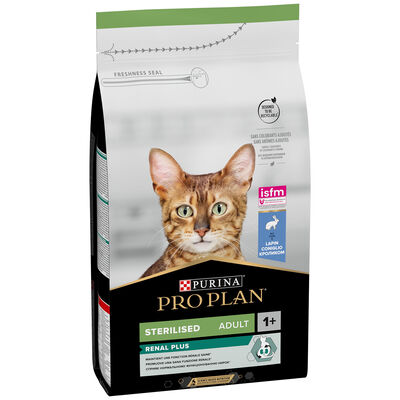 Purina Pro Plan Renal Plus Cat Adult 1+ Sterilised con Coniglio 1,5 kg