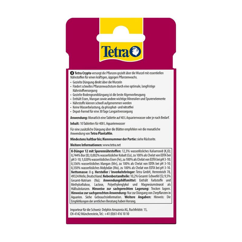 Tetra Crypto 10 Compresse