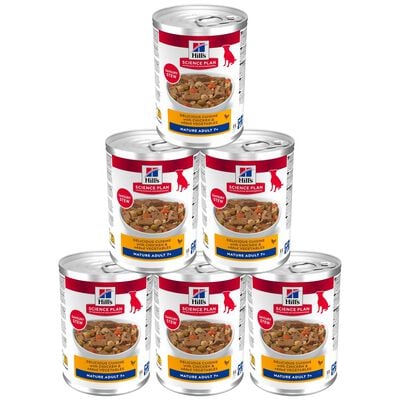 Hill's Science Plan Spezzatino per cani anziani Pollo e verdure 363 gr
