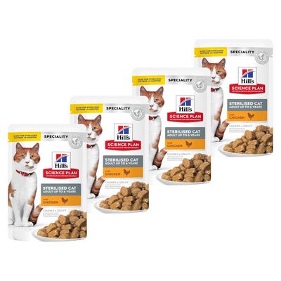 Hill's Science Plan Cat Adult Sterilised con Pollo 85 gr