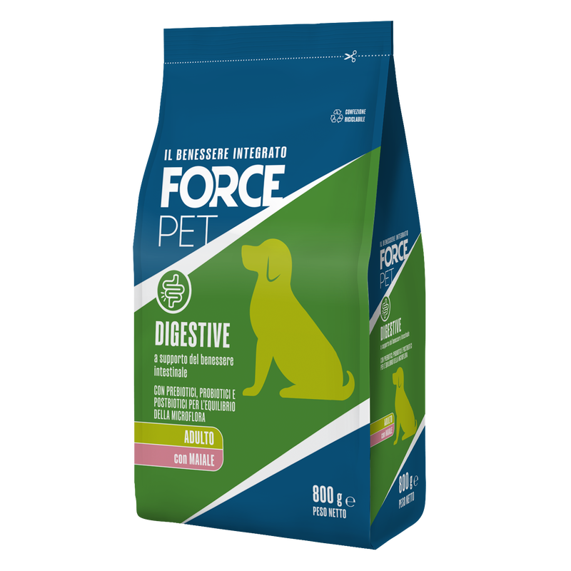 Forcepet Dog Adult Digestive con maiale 800gr