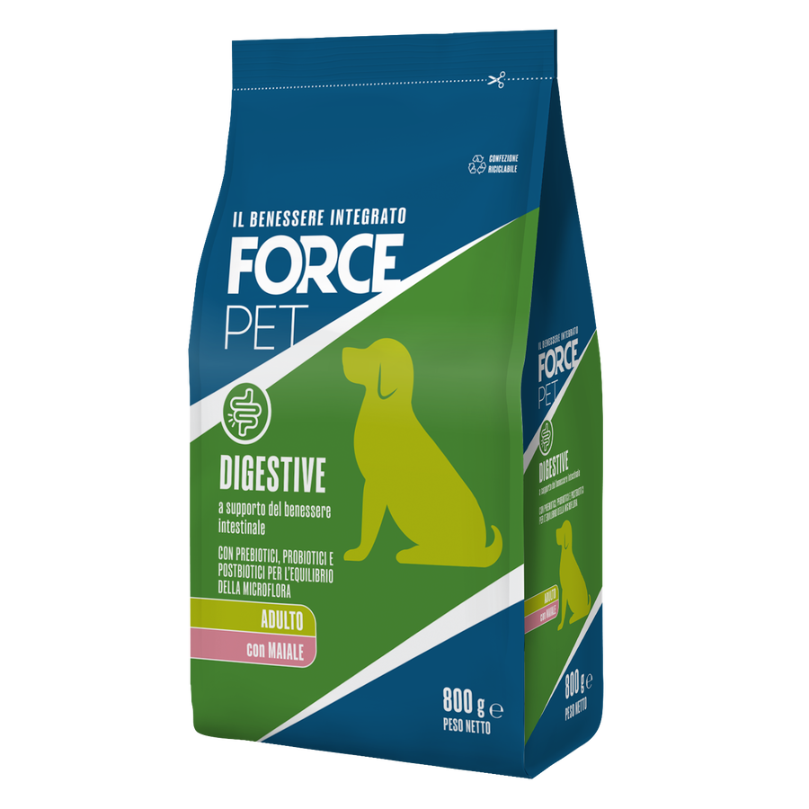 Forcepet Dog Adult Digestive con maiale 800gr