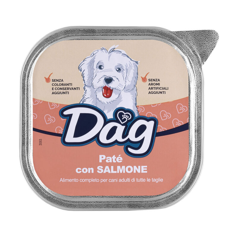 Dag Dog Adult All Breed Paté con Salmone 300gr