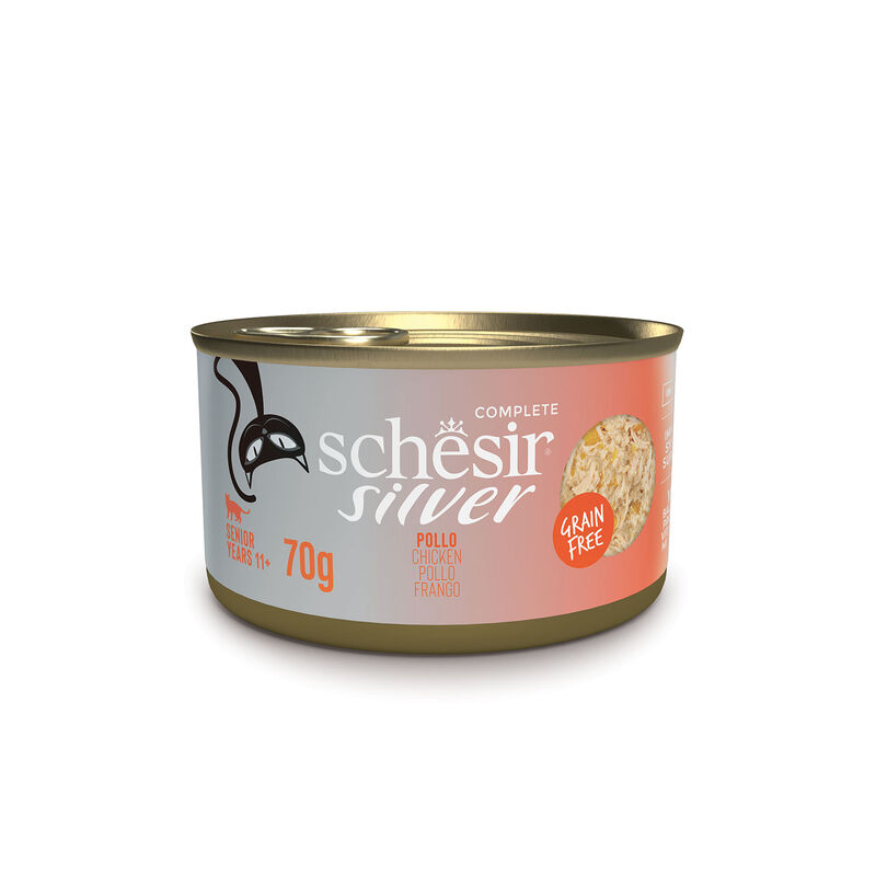 Schesir Silver Cat Filetti in brodo Pollo 70 g