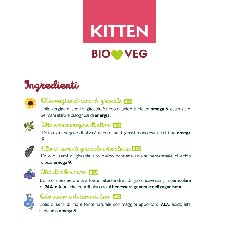 Joepet Kitten Bio Veg Olio 250 ml