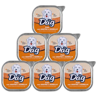 Dag Dog Adult All breeds pat&eacute; con Agnello e Anatra 300gr