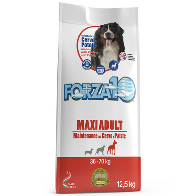 Forza10 Dog Maxi Adult Maintenance con Cervo e Patate 12,5 kg