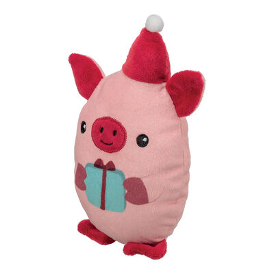 Trixie peluche Maialino natalizio con squittio 19 cm