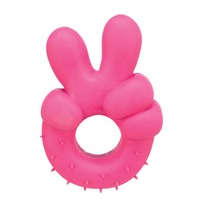 Trixie Gioco Segno della Pace in Latex per Cani 14 cm