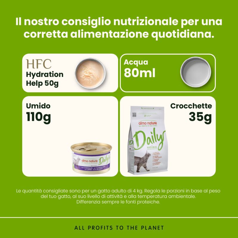 Almo Nature Daily Cat Adult Mousse Coniglio 85g 