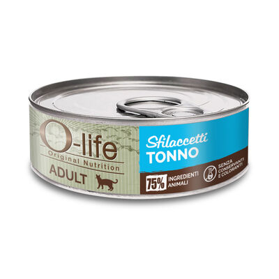 O-life Cat Adult sfilaccetti tonno 70gr