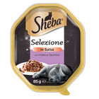 Sheba Cat Selezioni in Salsa Vitello e Tacchino 85 gr