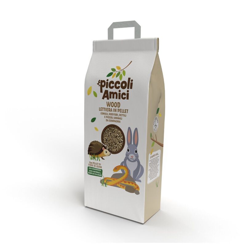 Piccoli Amici Lettiera in Pellet Wood 12 kg