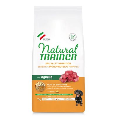 Natural Trainer Dog Adult Mini Sensitive No Grain con Agnello 7 kg