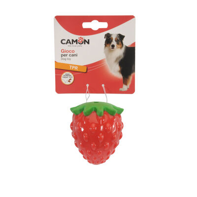 Camon Gioco per cani fragola spargiricompense 9 cm