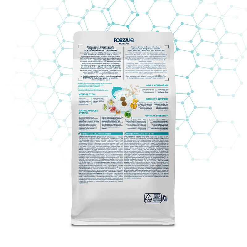 Forza10 MonoDiet Dog Mini al Pesce 1,5 kg