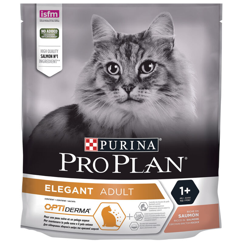 Purina Pro Plan Elegant Cat OptiDerma con Salmone 400 gr