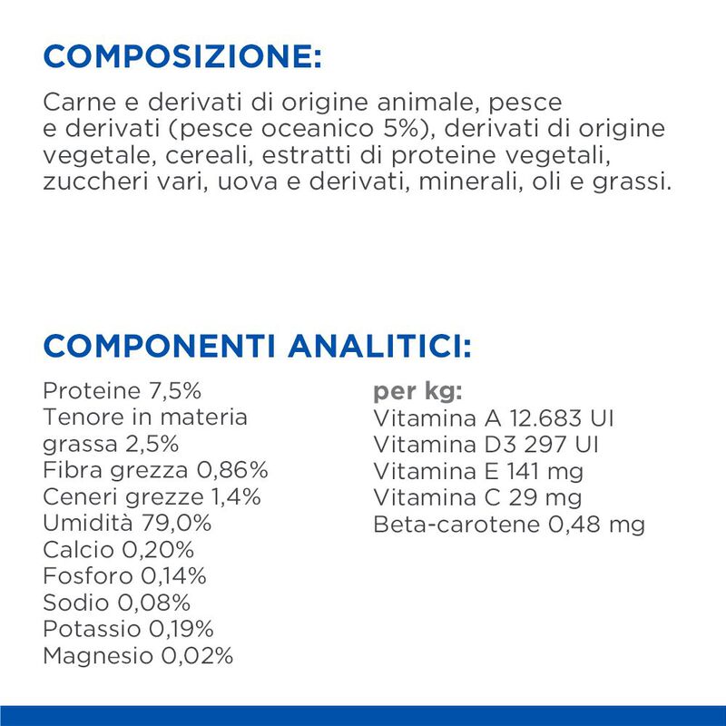 Hill's Science Plan Cat Steril Mature 7+ Pesce dell'Oceano 85gr