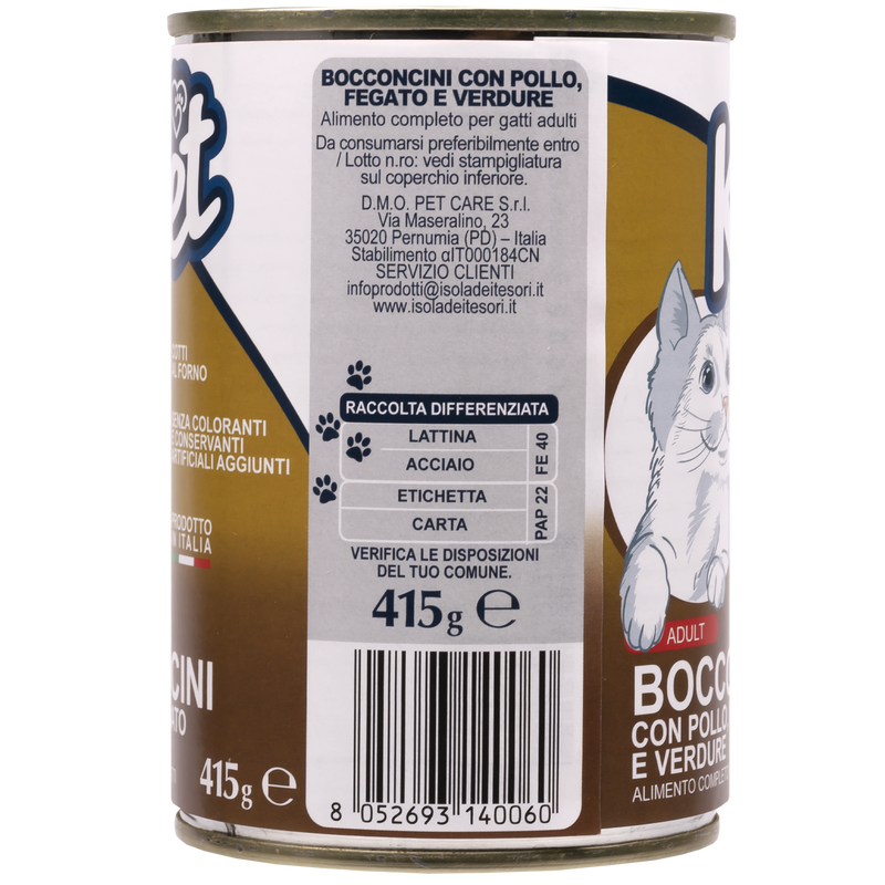 Ket Adult All breeds Bocconcini Pollo e Fegato 415 gr