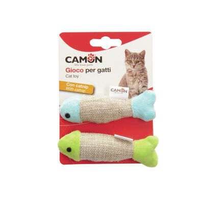 Camon Gioco Pesciolini colorati per gatti 11 cm