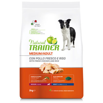 Natural Trainer Dog Adult Medium Pollo 3 kg