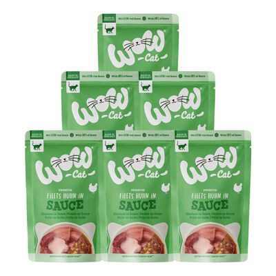 Wow Cat Adult Pollo in Salsa 85 gr