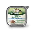 Naturalpet Le Delizie Dog Adult con pesce, ortaggi, riso ed erbe 150gr image number 0