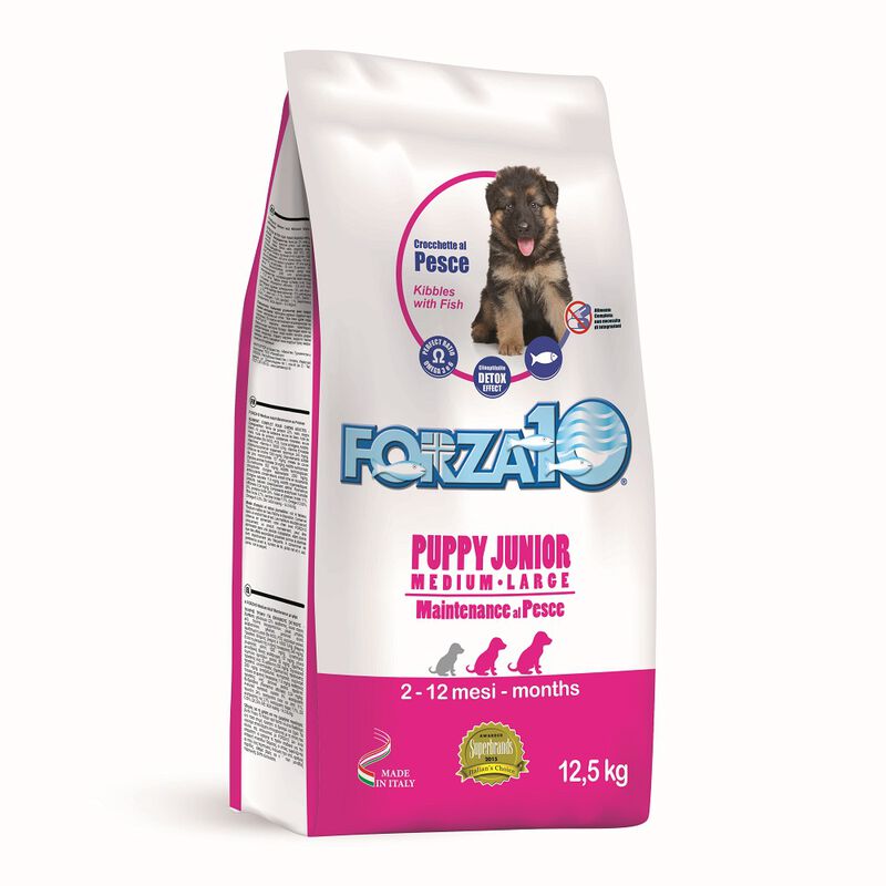 Forza10 Dog Puppy Junior  medium/large Maintenance al Pesce 12,5 kg