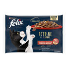 Felix Cat Adult Fettine al vapore Manzo e Pollo 80grx4 pz