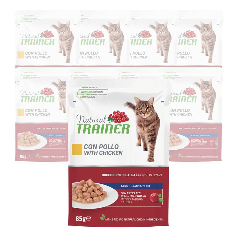 Natural Trainer Cat Adult al Pollo 85 gr