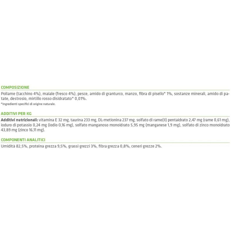 Natural Trainer Cat Adult Sterilised al Tacchino 4 pz x 85 gr