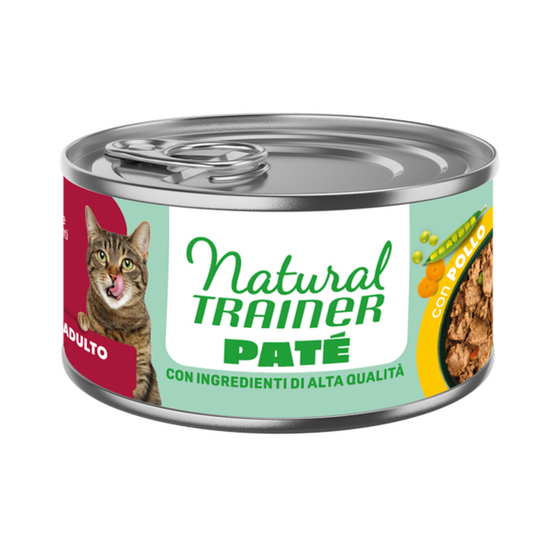 Natural Trainer Pat&eacute; con Pollo per Gatti Adulti 85gr