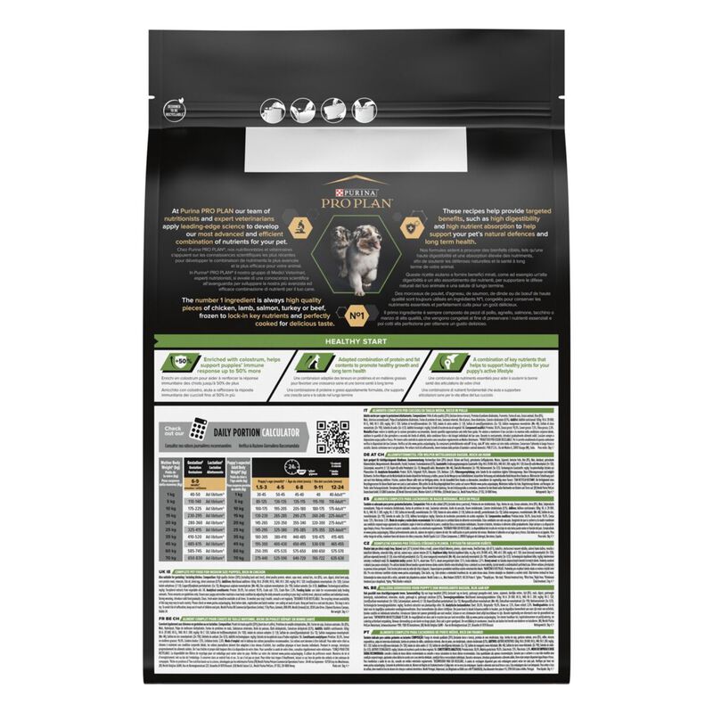 Purina Pro Plan Dog Puppy Medium Healthy Start Pollo 3 kg