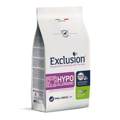 Exclusion Monoprotein Veterinary Diet Hypoallergenic Dog Adult Small Breed Insect & Pea 2 kg