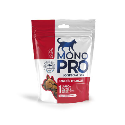 Monopro Cat Sterilised Snack Manzo 85gr