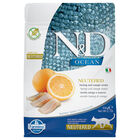 Farmina N&D Ocean Cat Adult Neutered Aringa e Arancia 300 gr image number 0