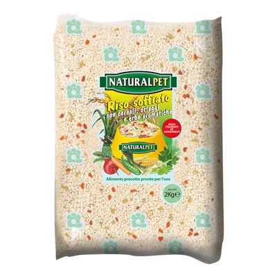Naturalpet riso soffiato cereali-ortaggi ed erbe aromatiche kg 2