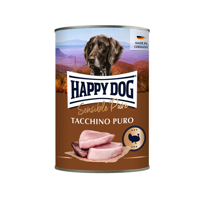 Happy Dog Sensible Pure Tacchino Puro 400 gr