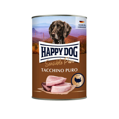 Happy Dog Sensible Pure Tacchino Puro 400 gr