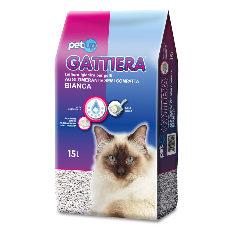 Petup lettiera Bianca 15 lt